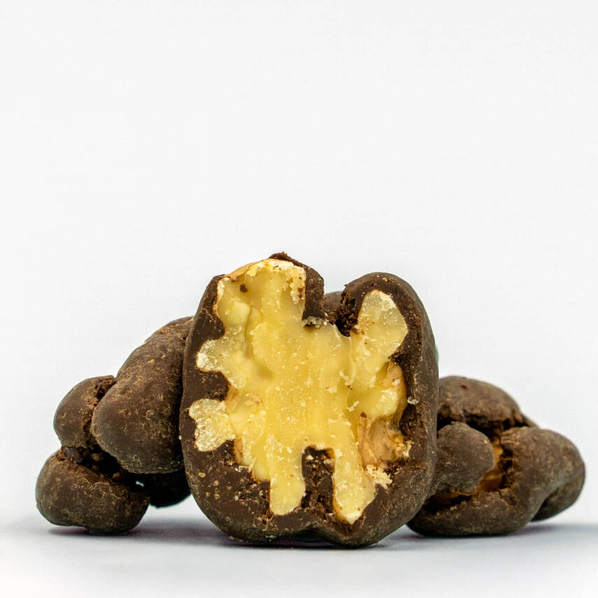 Elamore Şeker İlavesiz, Glütensiz, Vegan Cevizli Bitter Çikolata - Doypack 50 gr - 2