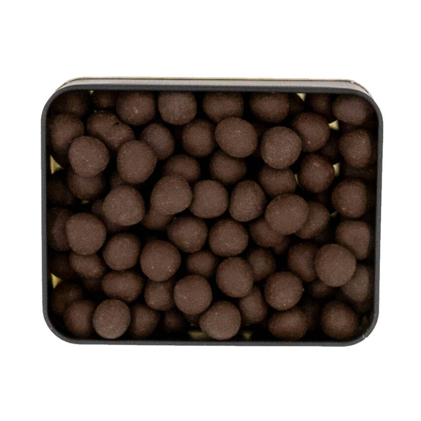 Elamore Şeker İlavesiz, Glütensiz, Vegan Fındıklı Bitter Çikolata - Küçük Kare Metal Kutu,150 gr - 2