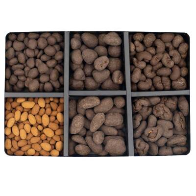 Elamore Şeker İlavesiz, Glütensiz, Vegan Mix Bitter Çikolata Mega Metal Kutu 800 gr - 2