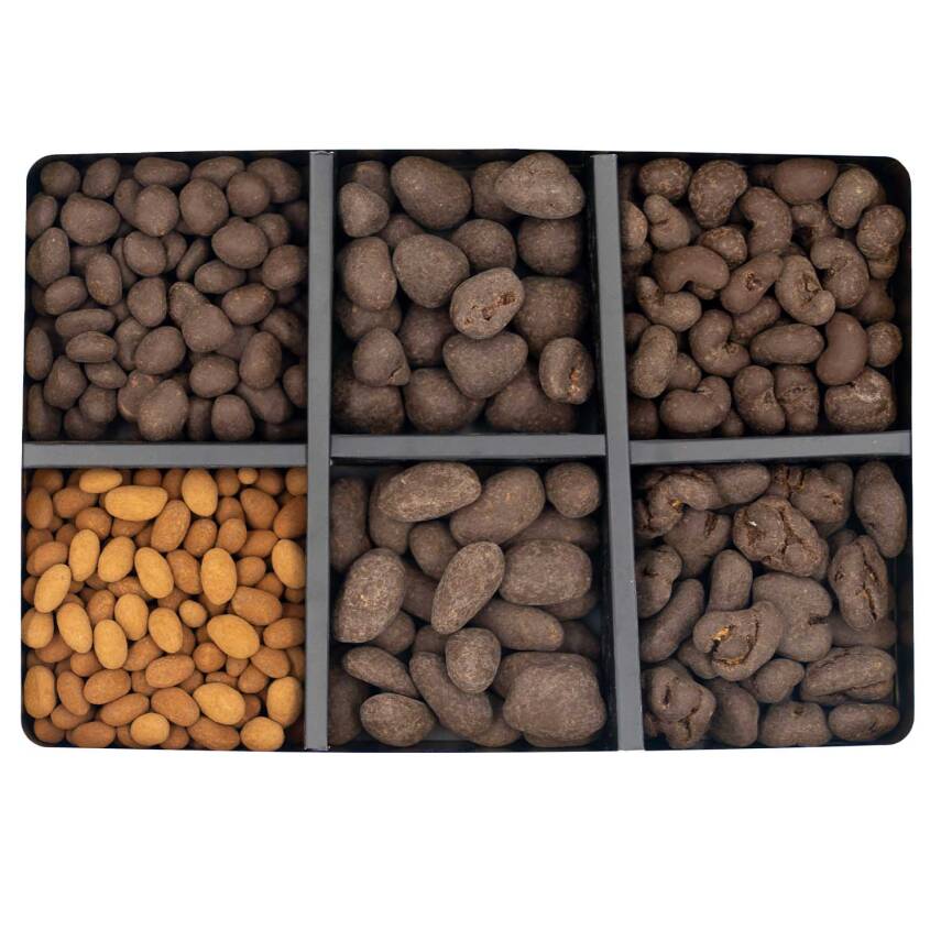 Elamore Şeker İlavesiz, Glütensiz, Vegan Mix Bitter Çikolata Mega Metal Kutu 800 gr - 2