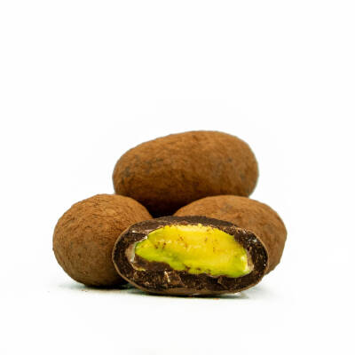 Elamore Şeker İlavesiz, Glütensiz, Vegan Premium Antep Fıstıklı Bitter Çikolata - Doypack 50 gr - 2