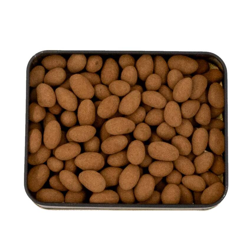 Elamore Şeker İlavesiz, Glütensiz, Vegan Premium Antep Fıstıklı Bitter Çikolata - Küçük Kare Metal Kutu,150 gr - 2