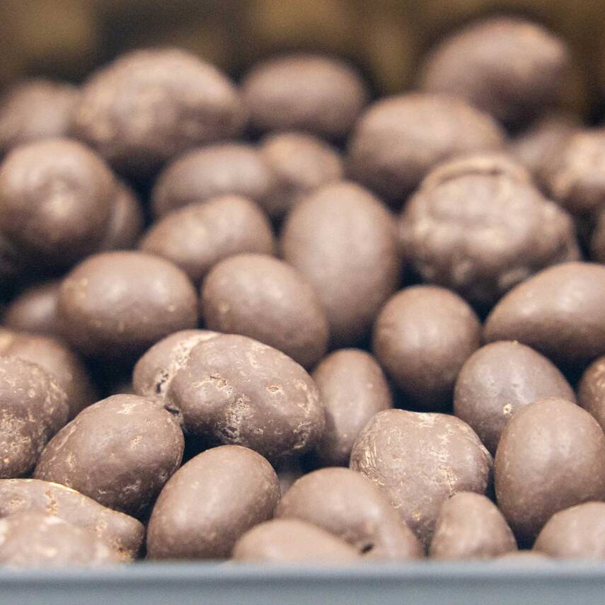 Elamore Şeker İlavesiz, Glütensiz, Vegan Turna Yemişli Bitter Çikolata - Küçük Kare Metal Kutu,150 gr - 3