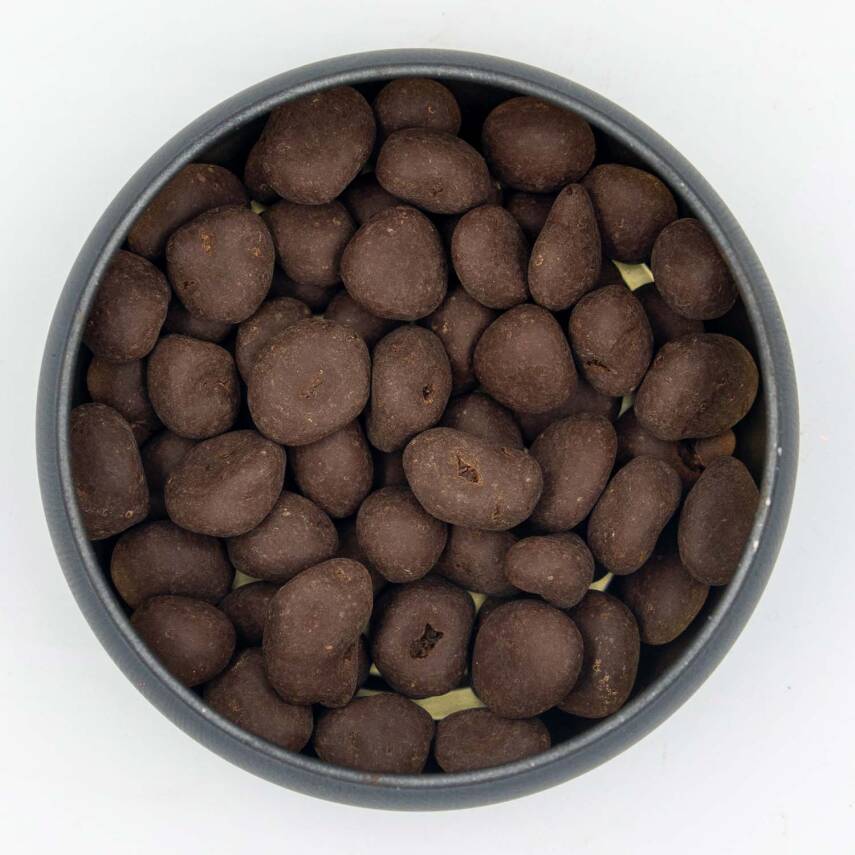 Elamore Şeker İlavesiz, Glütensiz, Vegan Turna Yemişli Bitter Çikolata - Siyah Yuvarlak Metal Kutu, 150 gr - 2