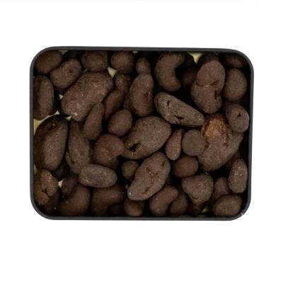 Elamore Şeker İlavesiz, Glütensiz, Vegan Mix Bitter Çikolata - Küçük Kare Metal Kutu, 150 gr - 2